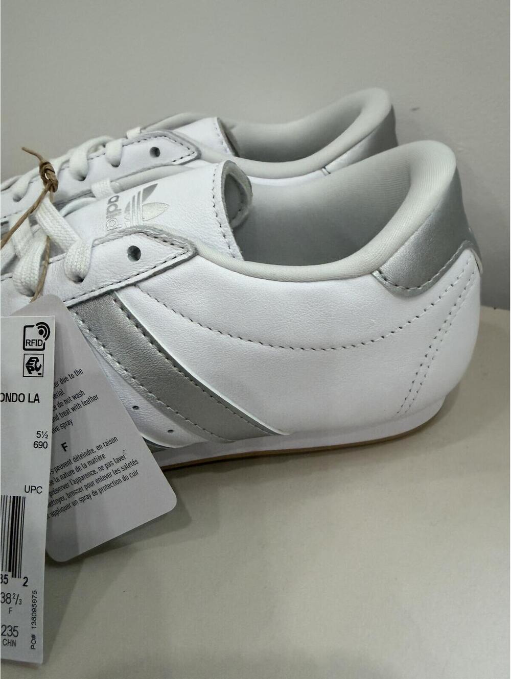 Adidas Taekwondo Lace W White and Silver Sneakers Size 8 US - Picture 10 of 15